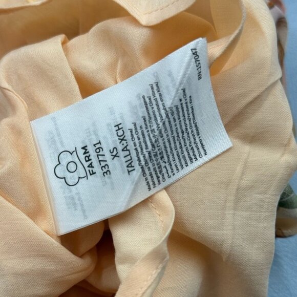 🆕 FARM Rio 🧿 NWOT Multicolor Banana Royalty Kaleidoscope Shorts, Sz XS - Picture 16 of 16